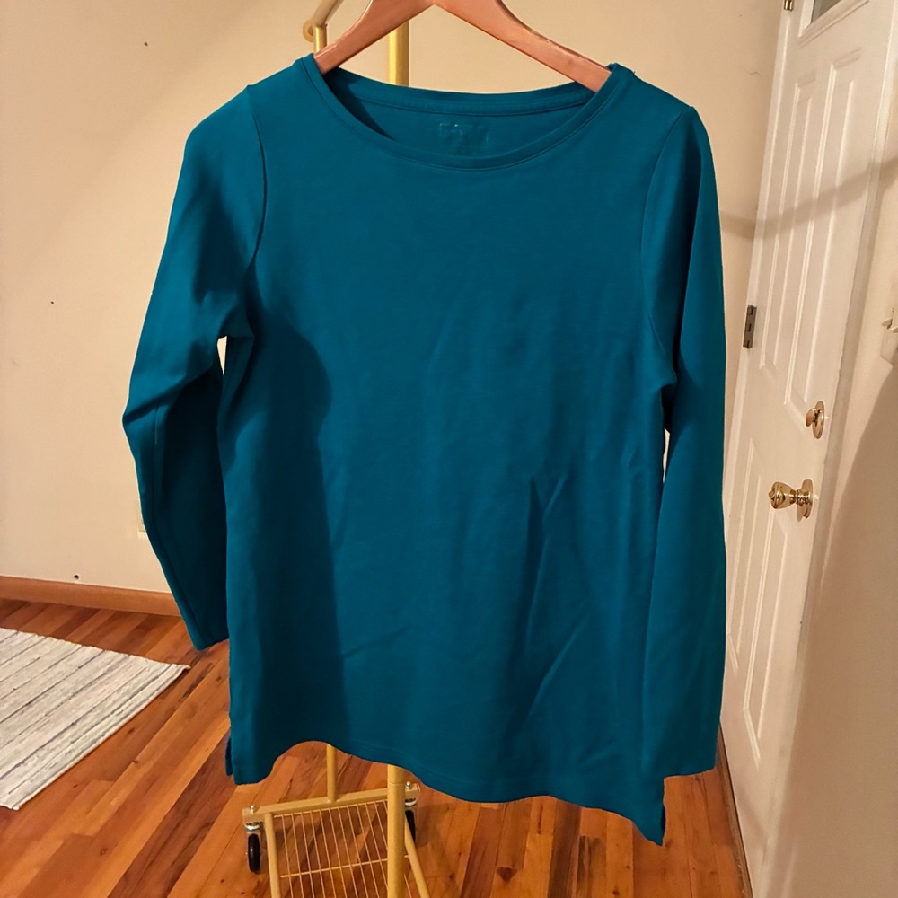 LL Bean Long Sleeve Crew Neck Top